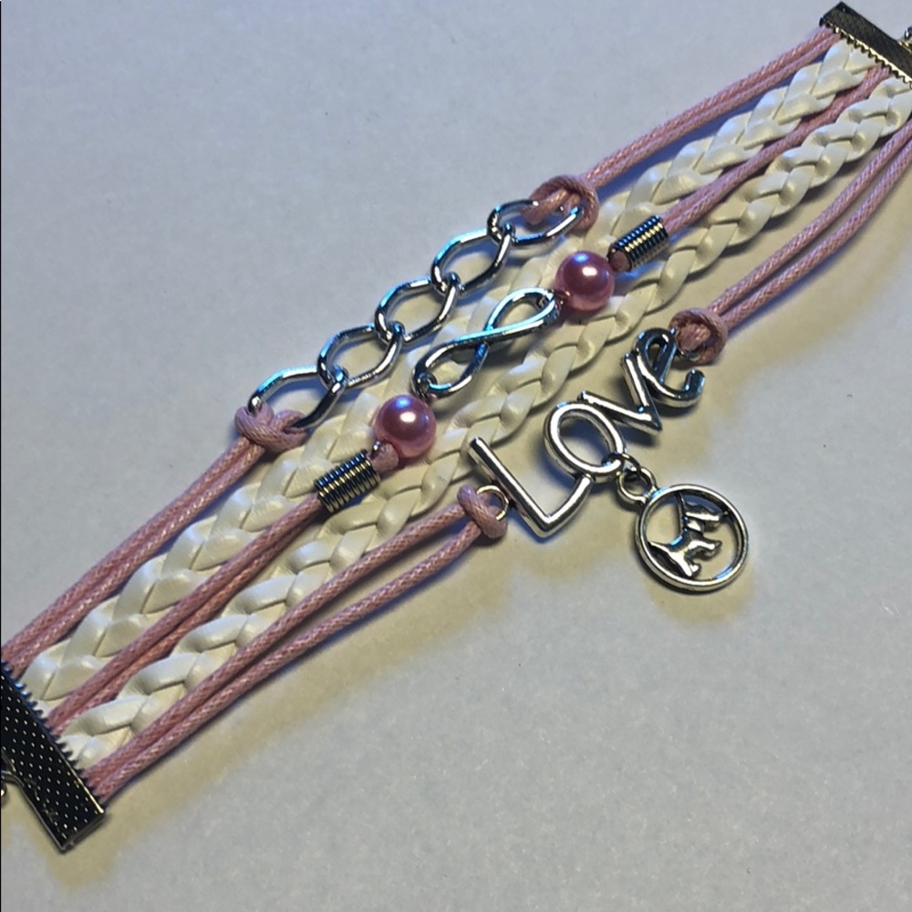 PUPPY LOVE Infinity Bracelet - New - Picture 2 of 3